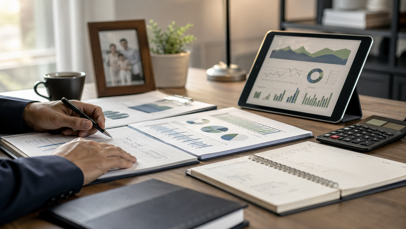 Financial protection and wealth planning workspace